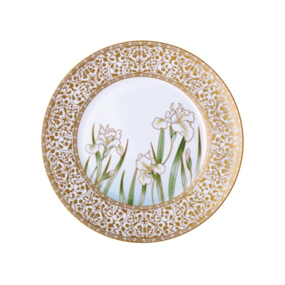 Prouna Fine Bone China Iris Salad/Dessert Plate.